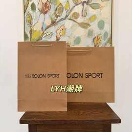 可隆手提袋KOLO SPORT专柜服装包装袋小树林购物袋两棵树纸袋批发