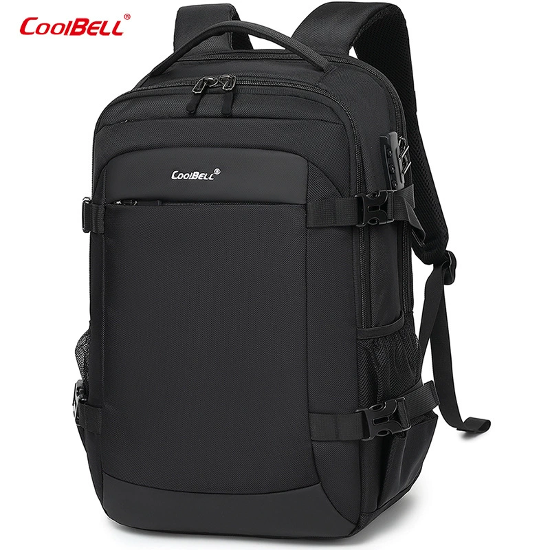 Модная повседневная студенческая компьютерная сумка 15.6inch г., мужской водонепроницаемый рюкзак большой емкости для деловых поездок с защитой от кражи