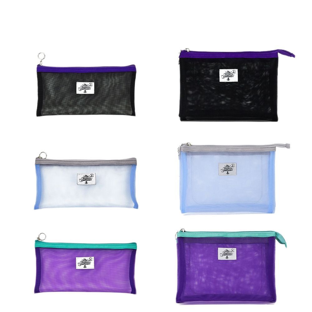 2025 nuevo fabricante de bolsas de malla de gran capacidad bolsa de almacenamiento de productos de belleza al por mayor bolsa de cosméticos multicapa multifuncional