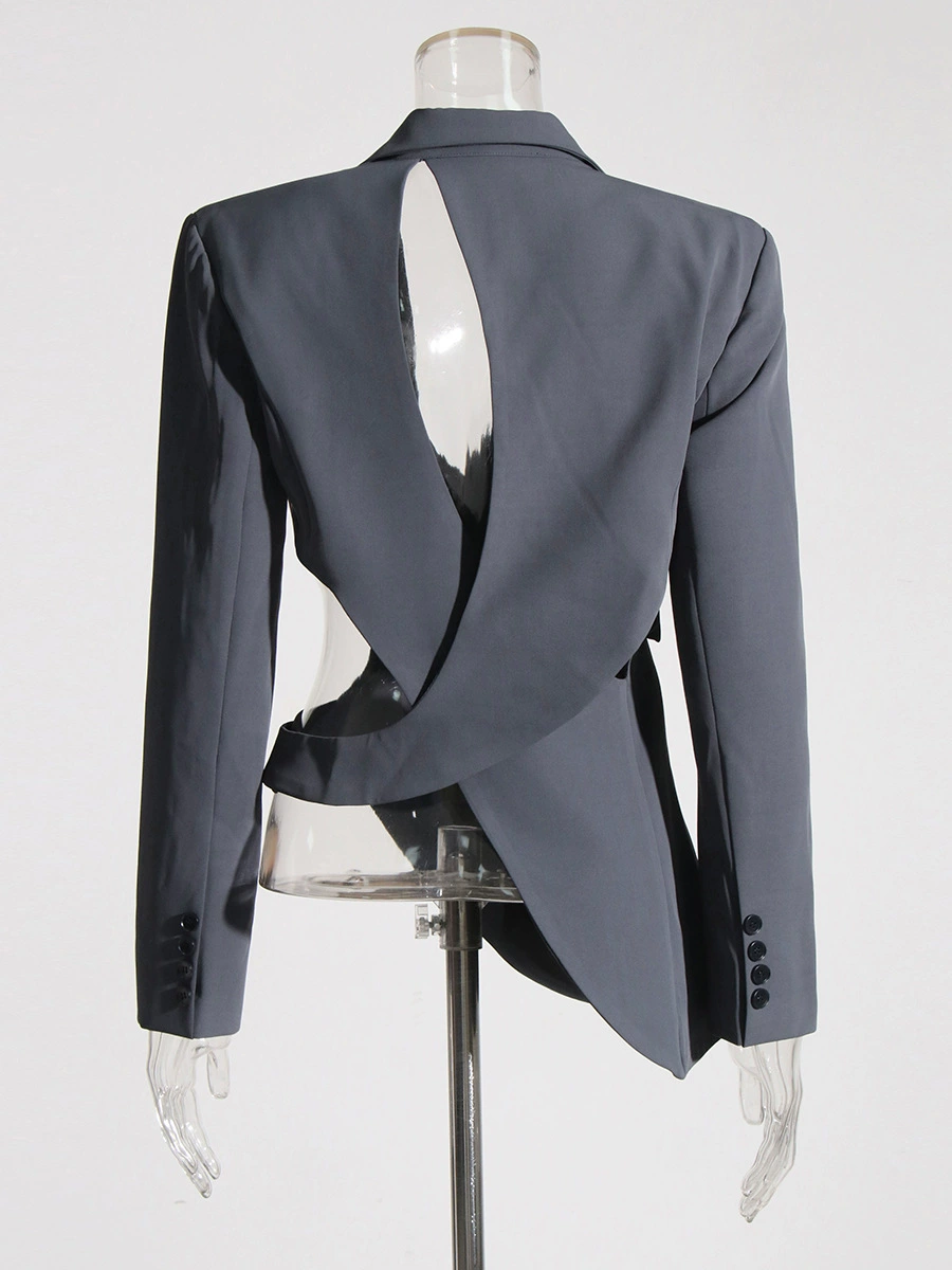 Classic suit jacket, long-sleeve, high-quality style