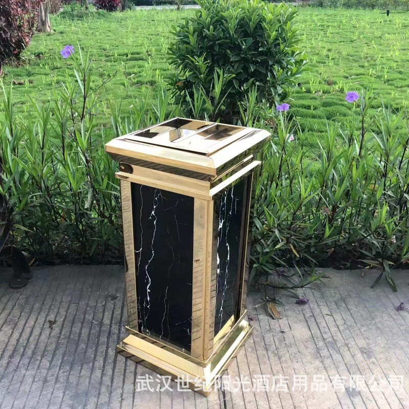 Royal Four Corner Hotel Lobby Elevator Entrance Hallway Property Unit Stairway Entrance Trash Can Commercial Large Capacity