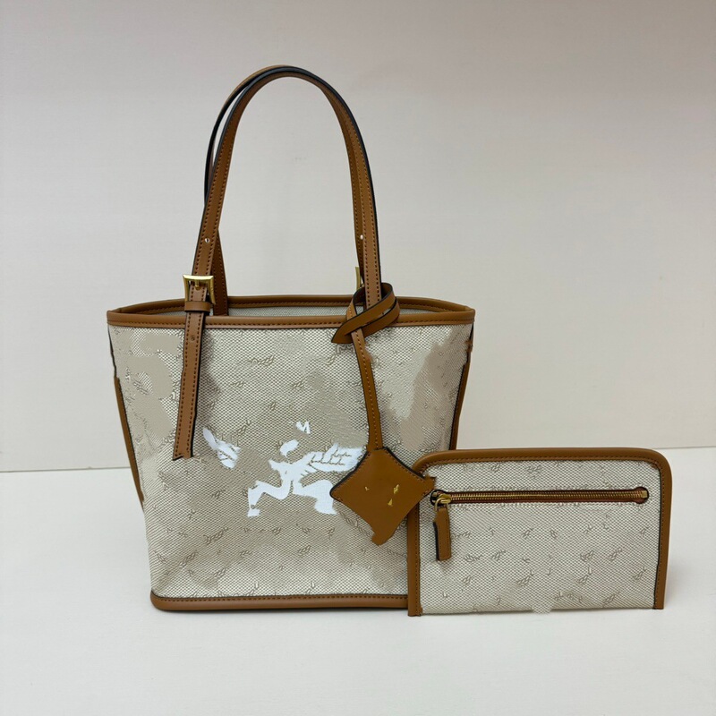 Mc Home 2025 New Lv Women's Bag Tote Bag Versatile Armpit Bag Commuter Shoulder Bag Satchel Vegetable Basket Women's Bag