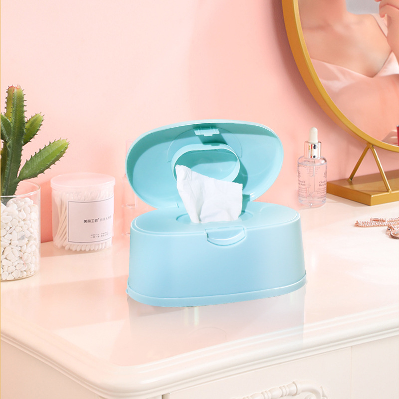 Botón abierto con una prensa húmeda tejido sellado caja de gran capacidad simple protección del medio ambiente caja de almacenamiento resistente a caídas