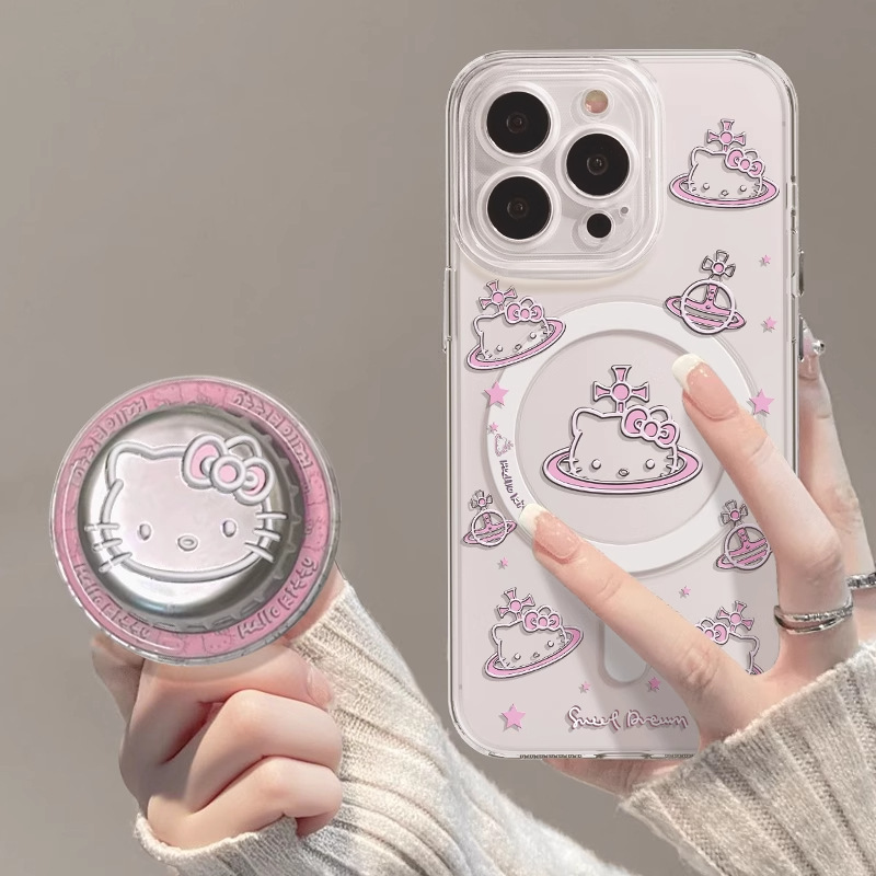 苹果iPhone17promax手机壳kitty支架17pro磁吸透明air高级17软壳|undefined