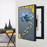 ~轻奢电表箱画装饰画竖款免打孔大尺寸遮挡配电箱画电闸箱竖版挂