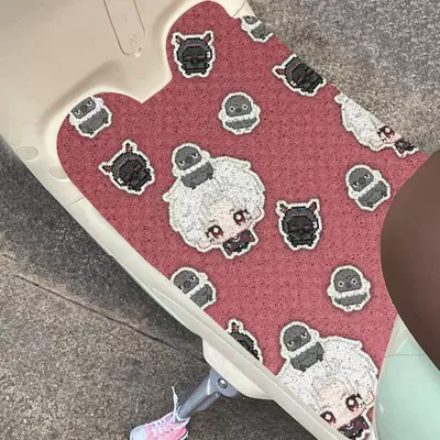 Electric Vehicle Foot Mat Thickened Dirt-Resistant, Avtomobil döşəmə paspasları - zx-qin-che-head-pendant-3050-printed-cutting-wire-circle