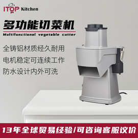 跨境直销切菜机商用多功能蔬菜切菜机切丝水果切条切片自动切料机