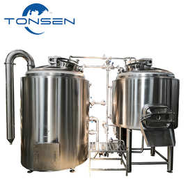 山东200L啤酒糖化锅 精酿啤酒设备 发酵罐 自酿鲜啤酒设备