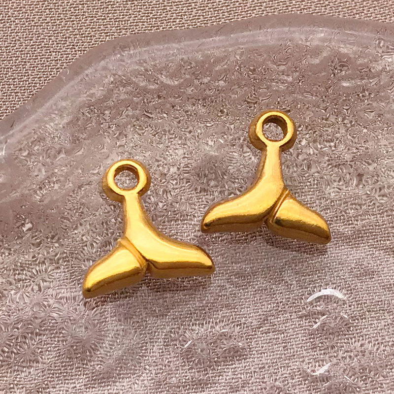 电镀金色不锈钢吊坠海洋系列海螺海星小挂件diy手链项链饰品配件|undefined