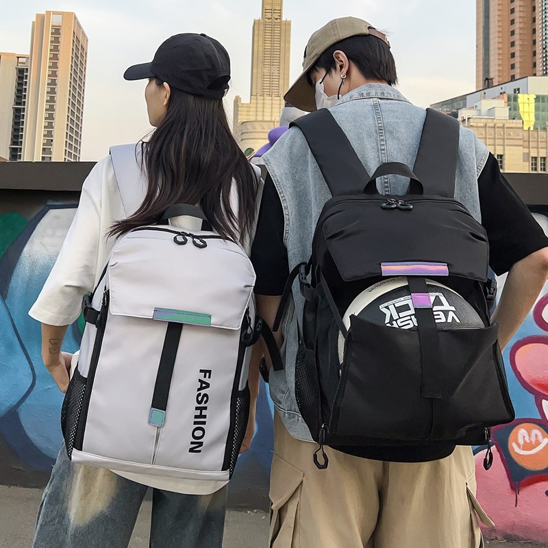 跨境双肩包男士运动背包大容量多功能旅行包学生书包女商务电脑包