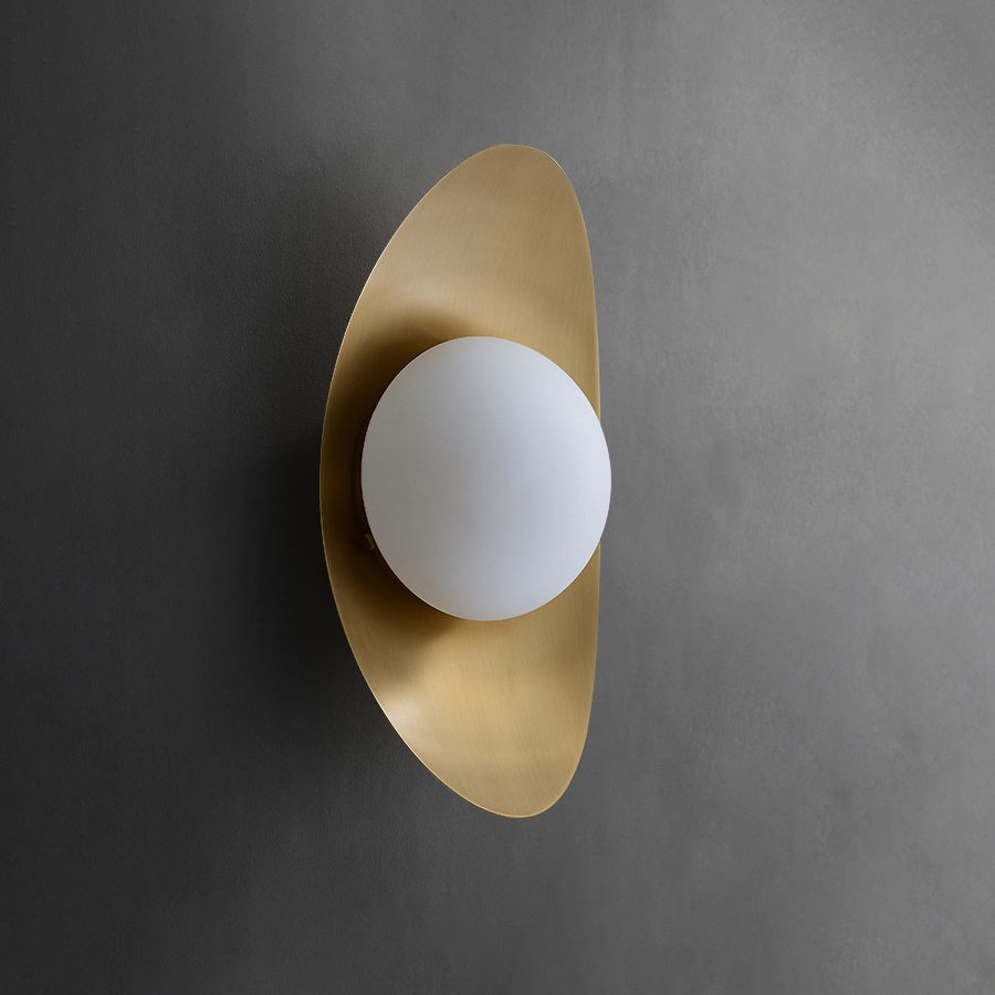 后现代个性简约创意客厅壁灯卧室床头过道书房展厅设计师美式壁灯