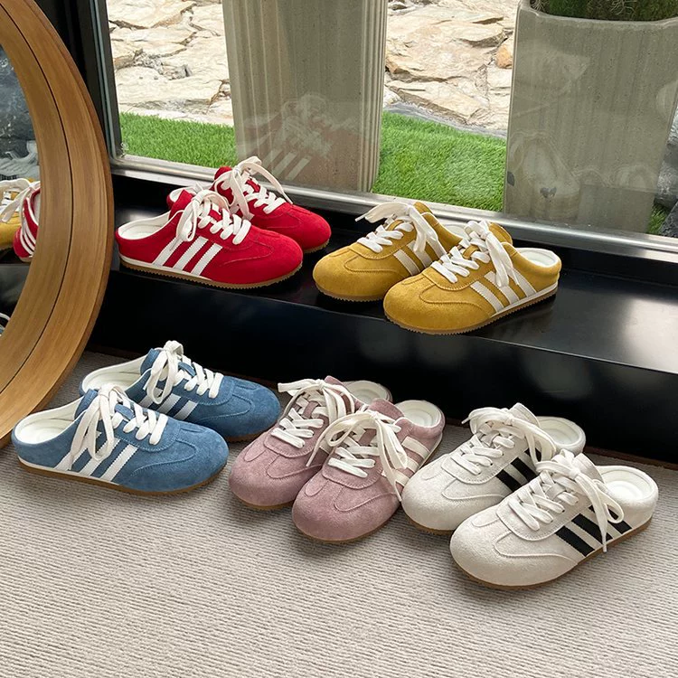 Легкая верхняя одежда, полутапочки Baotou для женщин, лето 2021, новые спортивные сандалии и тапочки без каблука, женская обувь для тренировок по моралу, дышащая