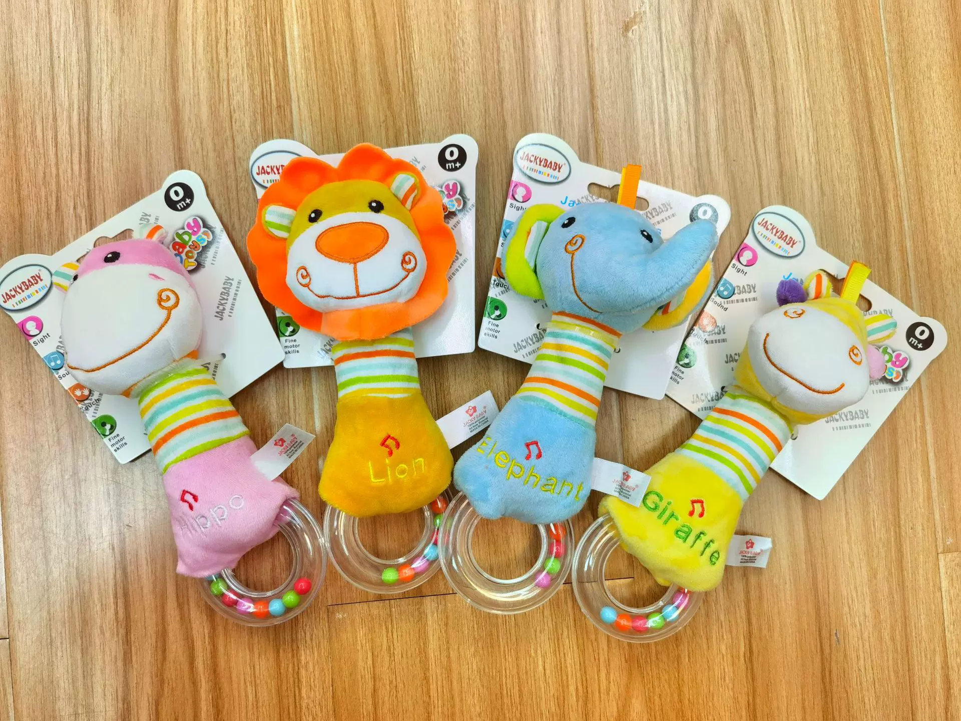 婴儿童宝宝BB棒手摇棒玩偶早教毛绒发声手摇棒玩具