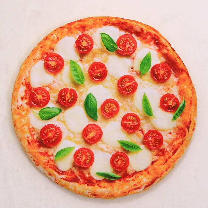 Máquina lavable perro estera 3D fruta pan huevo mascota estera de lana de cordero gato estera mascota nido perrera cama del perro