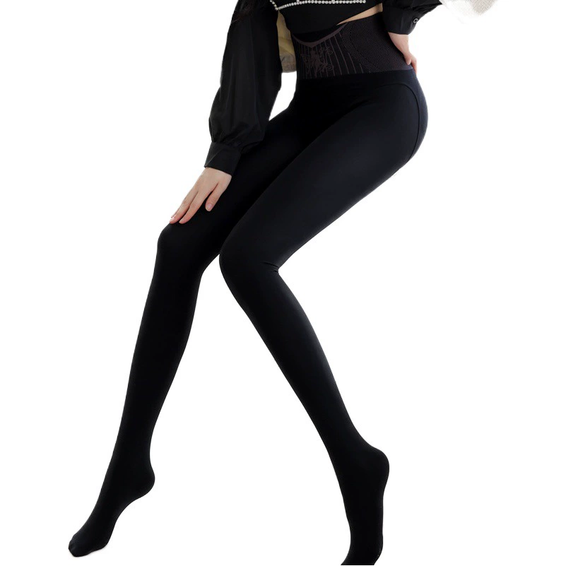 Цветочные носки Fairy Water Light с высокой талией, колготки для подтяжки бедер, черные прозрачные для кожи весенне-осенние и зимние носки без ног, леггинсы Fairy Waist