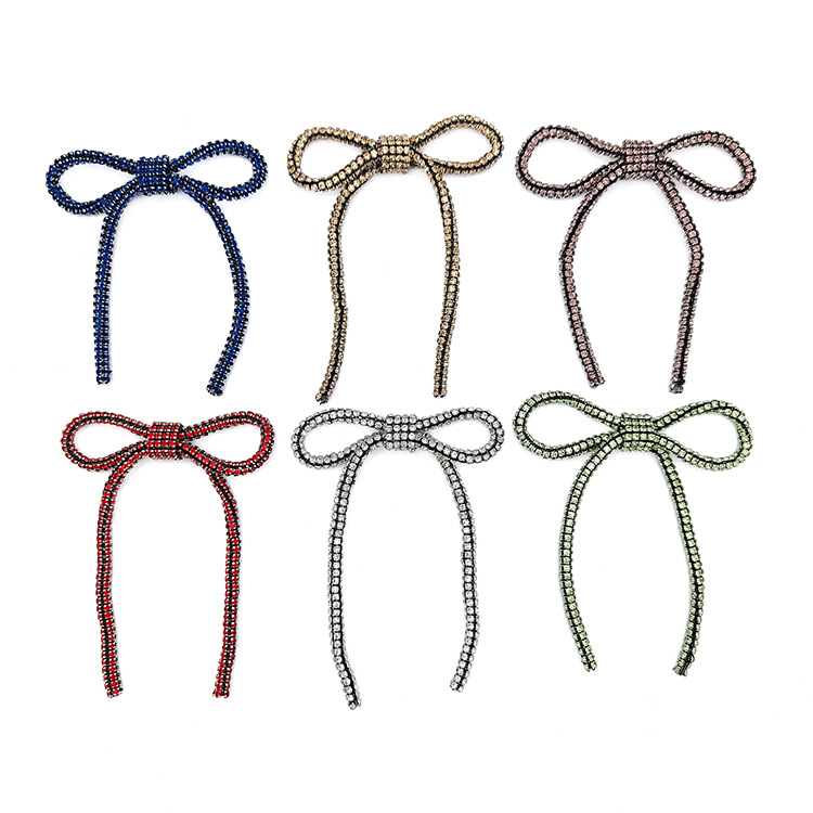 Accesorios de Moño con Cristal 3mm de Acero Inoxidable para Ropa image 1