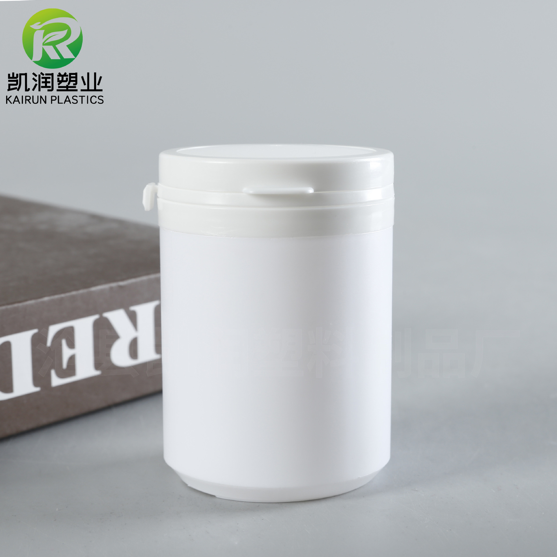 100ml撕拉盖瓶直筒塑料罐木糖醇包装瓶子100g翻盖糖果口香糖空瓶
