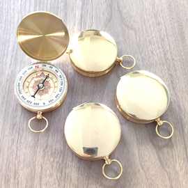 生产批发翻盖户外指南针加强夜光多功能指北针高档怀表