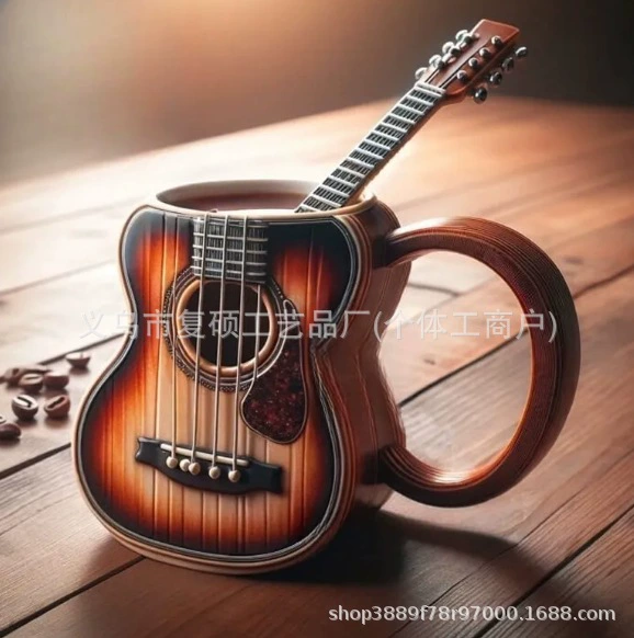 Кружка для кофе с музыкальным инструментом, новинка для трансграничной торговли