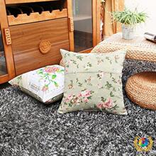 ✅刺绣diy材料包手工十字绣情侣抱枕婚礼卡通车枕靠垫套 玫瑰之恋