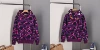 Purple double hat B09