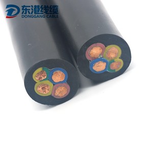 Factory direct European standard H07RN-F flame retardant oil resistant rubber flexible cable 4*25
