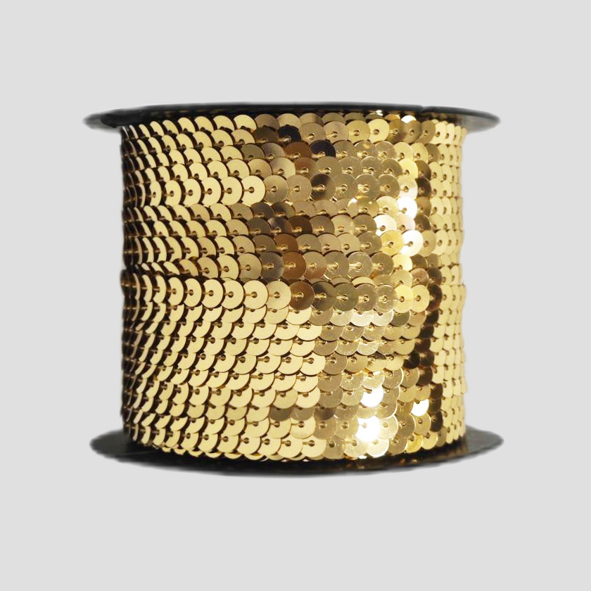 6mm 플랫 연결 조각(90m/롤) 골드 3063