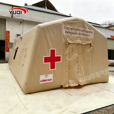 Manufacturer Customized Large Outdoor Medical Emergency Rescue Inflatable Tent Cdc Mobile Hygiene Tent (Avtomobil dam çadırları) - customized
