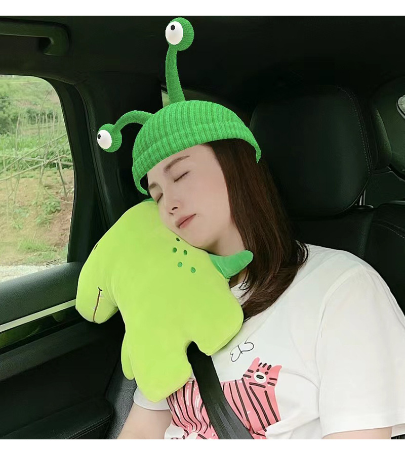Cartoon car seat belt shoulder protective cover children's anti-tightening neck car shoulder protective cover cute car interior supplies