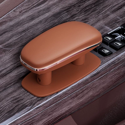 Car Armrest Elbow Support, a Armrest box pad - orange-armrest-elbow-rest-can-be-lifted-and-lowered-height-adjustable-one-pack