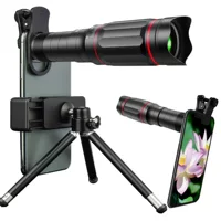 Трансграничные поставки оптом 32X телеобъектив для мобильного телефона HD мощный внешний телескоп для мобильного телефона завод