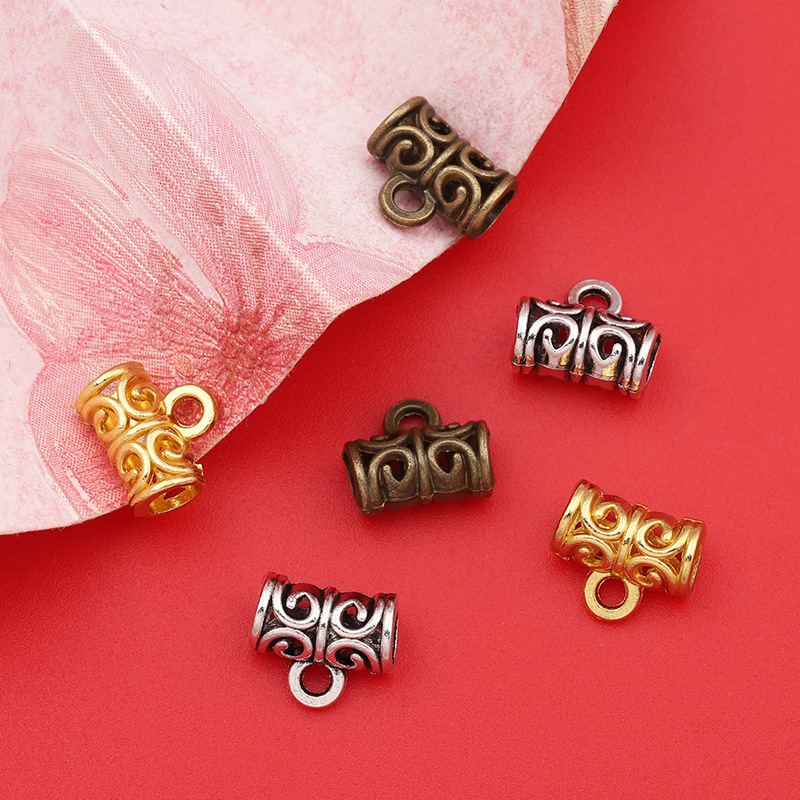 ZN3-2 ahueca hacia fuera tee medio DIY aleación de zinc accesorios de joyería suéter cadena pulsera clavícula cadena colgante fábrica al por mayor