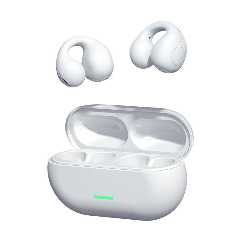 骨伝導ワイヤレスヘッドホン Bluetoothヘッドホン ノンインイヤー スポーツ ランニング 通勤 H10 イヤークリップ型 イヤーフック型ヘッドホン|undefined