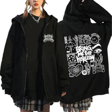 ���羳ŷ�롿BMTH BringMe TheHorizon Zipper Hoodies Heavy Met
