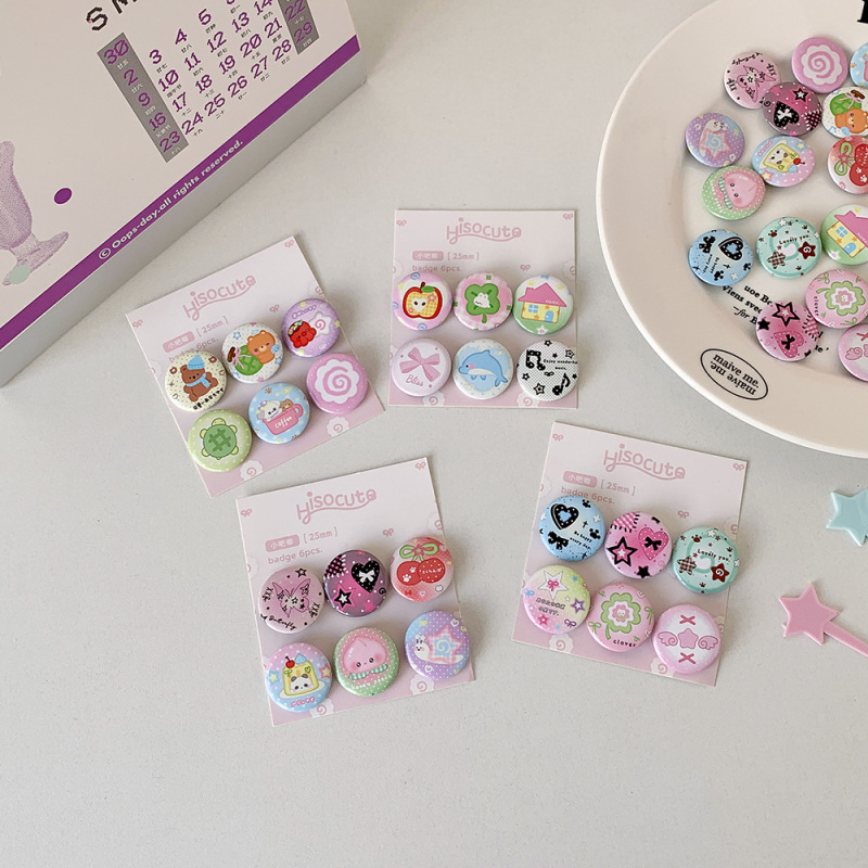 オリジナル漫画かわいい小さなバジ高価値韓国バッグ衣類装飾ピンバッジ DIY ハンドブック装飾|undefined