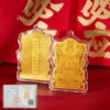 Meizhou Matsu Sufficient gold 999 Responsive gold Phone stickers Red envelope Two-sided Pendant Scenic spot Anniversary gift