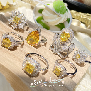 Sisi ˹���m���S��ʯ�ʌ��OӋ��ָŮ �18K�� ���荏͹����Aָ