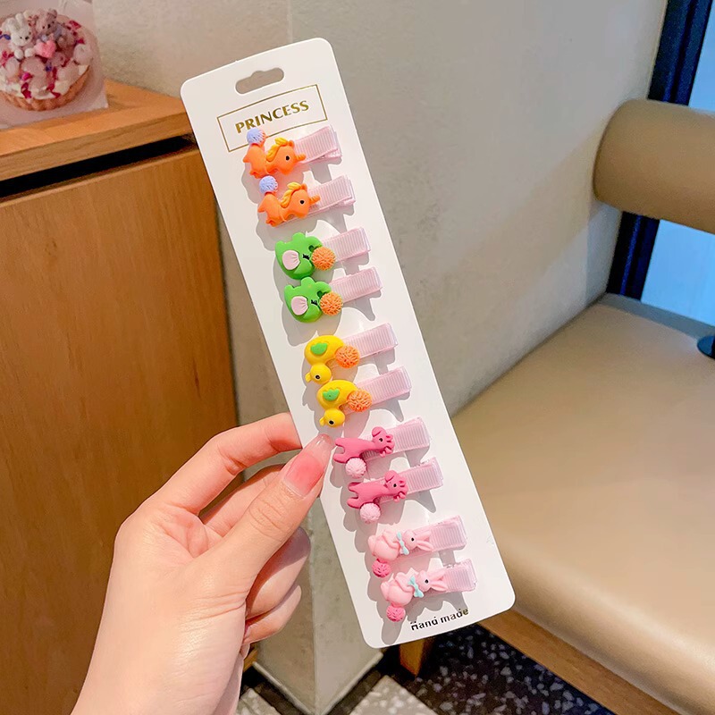 婴儿汗毛夹女宝宝发夹不伤发胎毛夹夹子头饰儿童婴幼儿发量少发卡|undefined