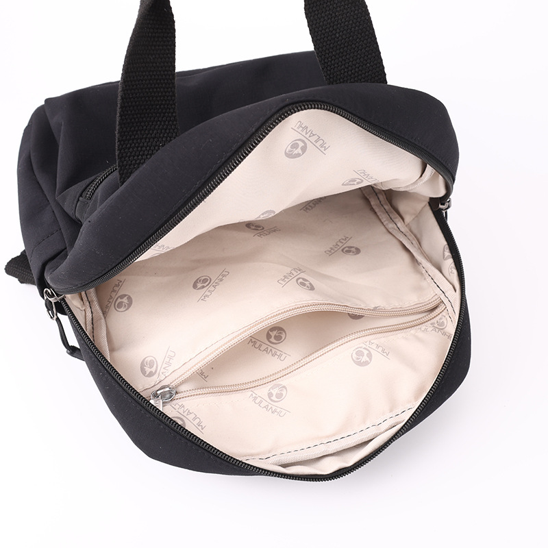 2025 primavera y verano nuevas señoras moda tendencia mochila mochila simple de gran capacidad bolso de viaje al aire libre