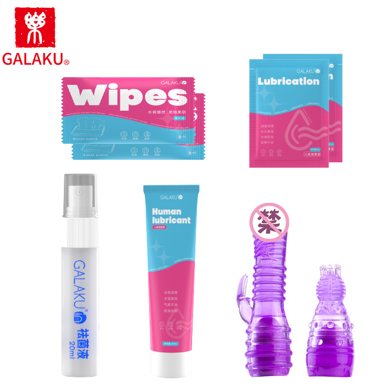 GALAKU GALAKU Gifts Connect Lubricating Oil Cleaning Fluid Condom Head Cover, etc.