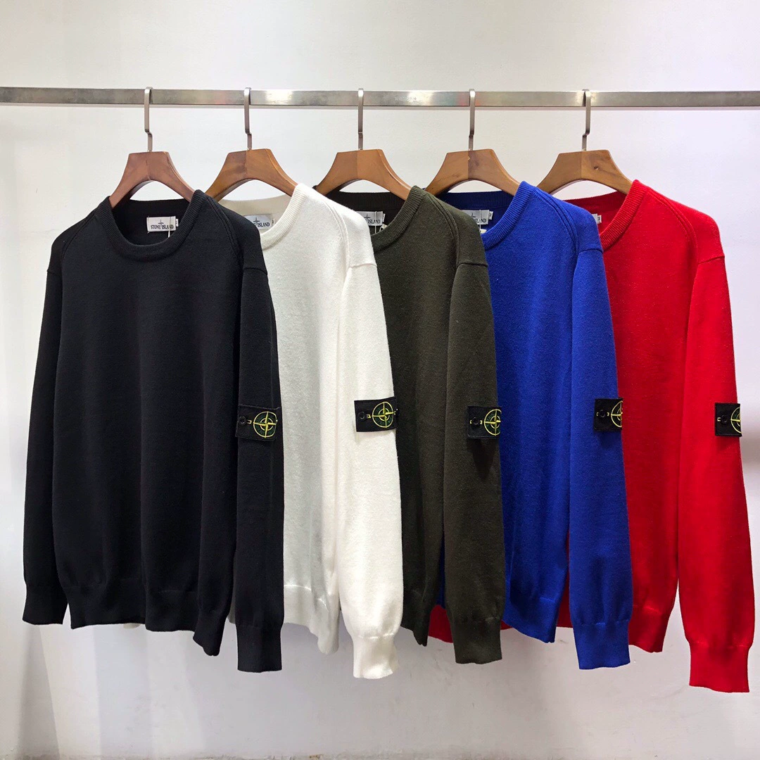Кросс-бордерный свитер Stone Island Stone Island осень-зима базовый классический с круглым вырезом и длинными рукавами для пар