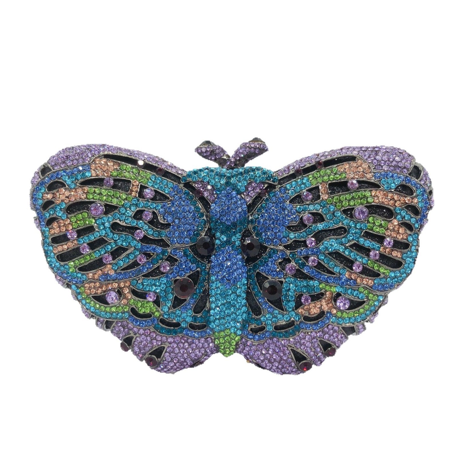 Selección estricta Butterfly purse transfronterizo Butterfly diamantes bolsas de cena bolsas de diamantes bolsas de mano bolsas de mujer