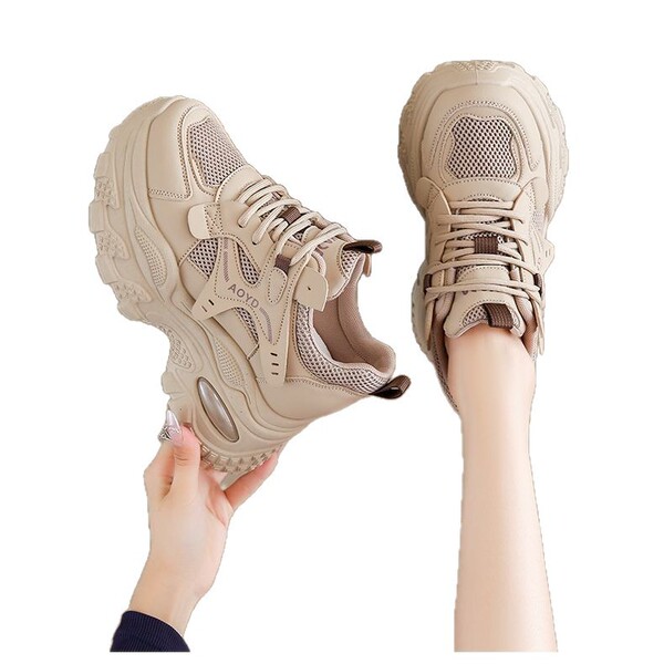Autumn casual breathable soft heel