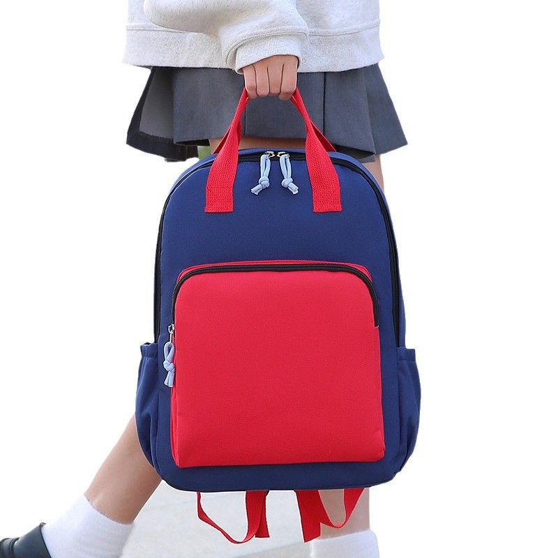 Mochila personalizada impresión de logotipo de clase de entrenamiento de tutoría de estudiantes de primaria y secundaria niños personalizados portátiles de hombro al por mayor