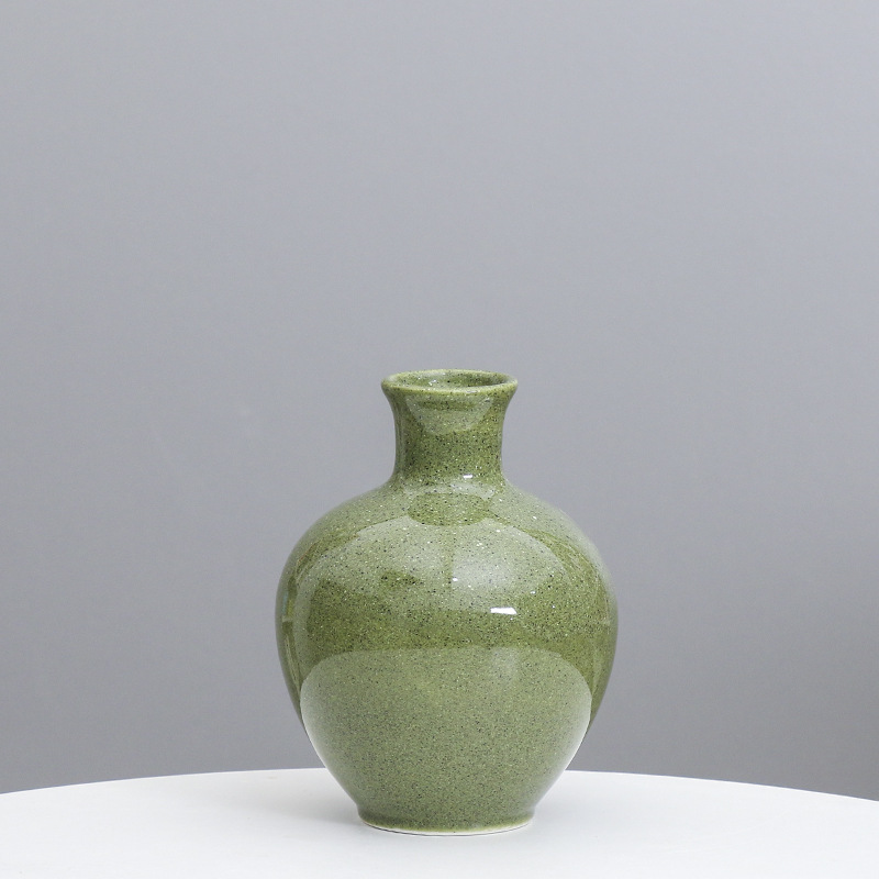 Florero de cerámica decoración hogar escritorio flor arreglo artesanía simple sala de estar creativa flor Ware venta al por mayor y exportación