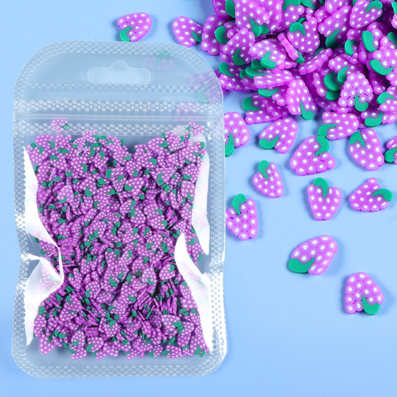 뼈주머니 과일연질점토조각 10g-10