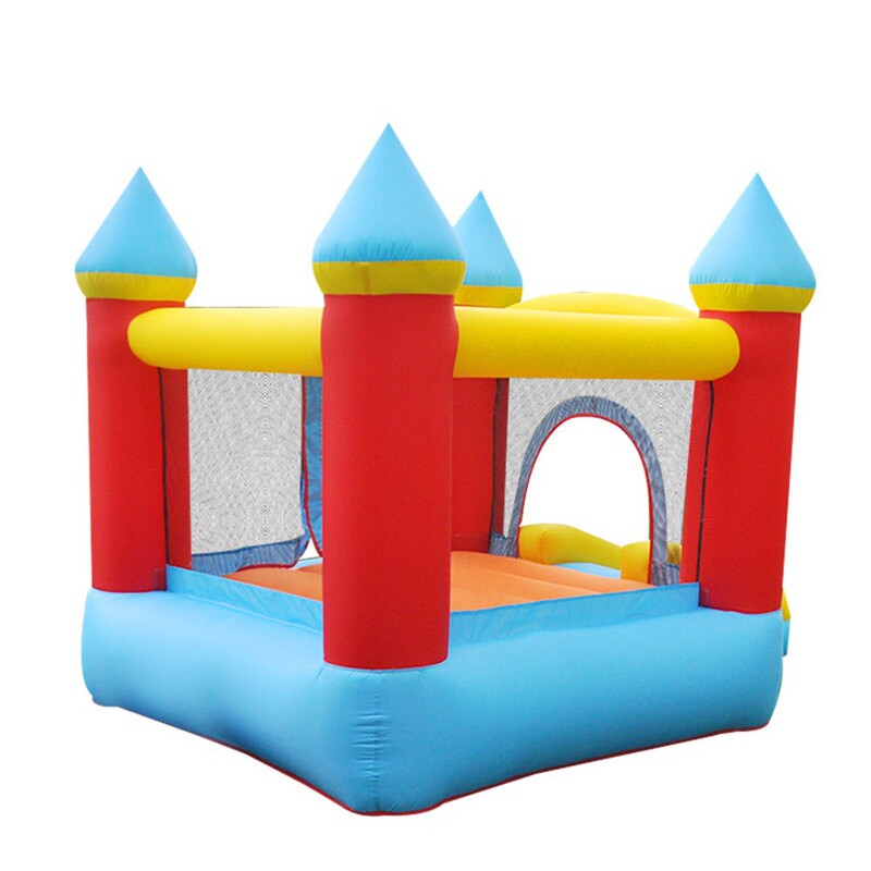 Small children's inflatable castle indoor small jumping bed household slide cross-border trampoline bouncing House manufacturer