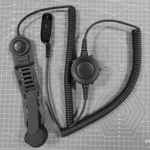 对讲机头骨传导消防用头盔耳机P8200/P8260/P8268/GP338D /GP328D