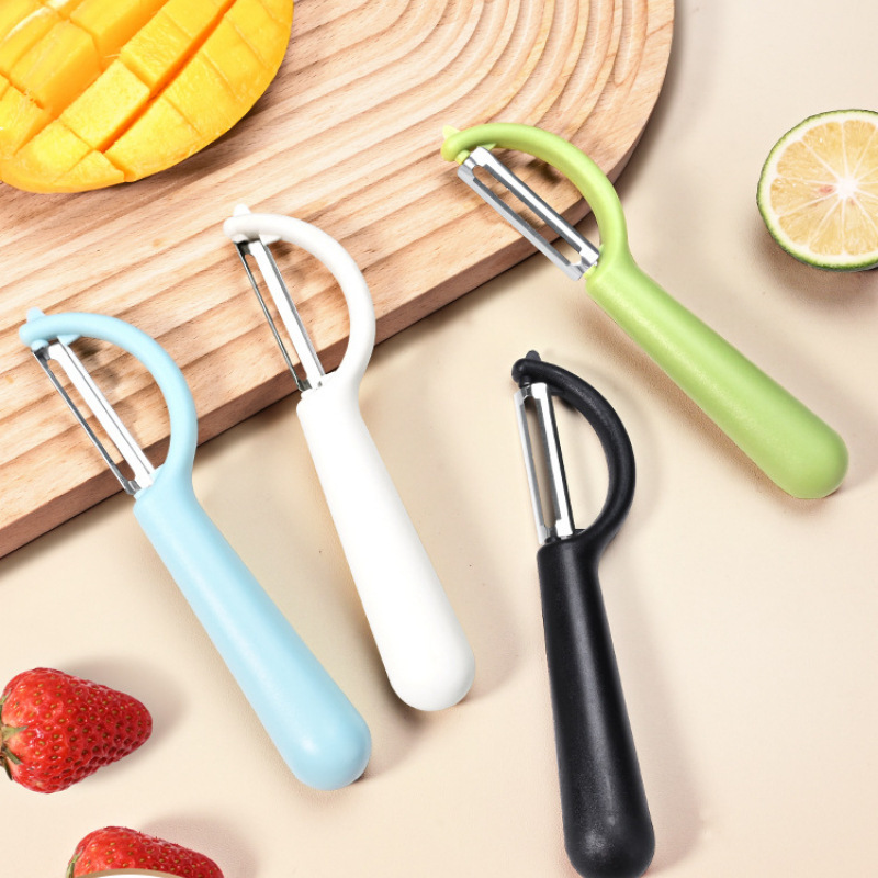 Cuchillo de corte de frutas de cocina de patatas regalo gran cantidad de cuchillo de raspado multifuncional de acero inoxidable puede no