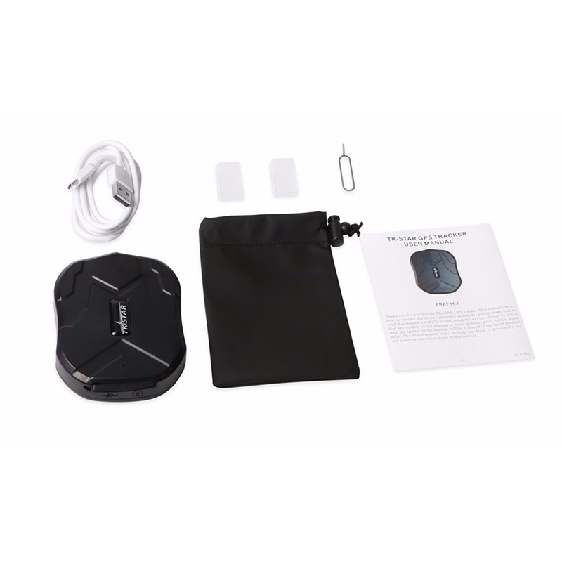 2G 4G optional TK905 GPS tracker, waterproof, no installation required, satellite vehicle anti-lost and anti-theft alarm device